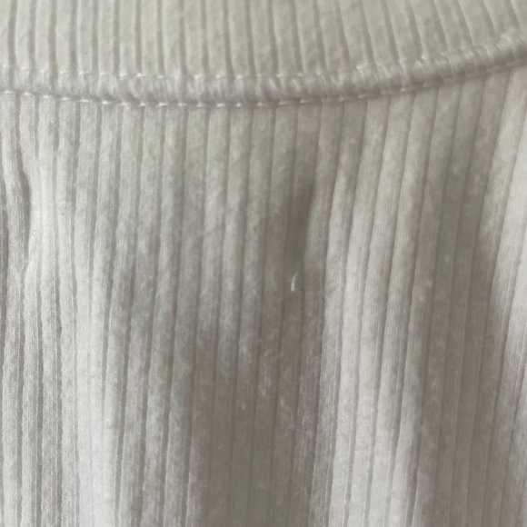 Aritzia Community White Crop Tank Top - Picture 3 of 5